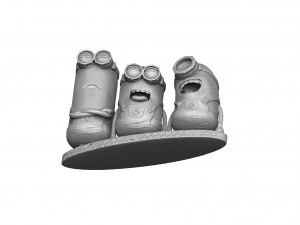 MINIONS FOR 3D PRINT STL SEPARATELY 3D Model