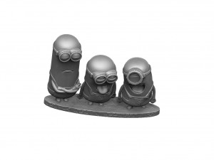 MINIONS FOR 3D PRINT STL SEPARATELY 3D Model