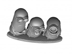 MINIONS FOR 3D PRINT STL SEPARATELY 3D Model