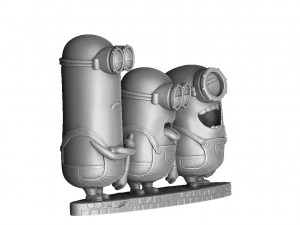 MINIONS FOR 3D PRINT STL SEPARATELY 3D Model