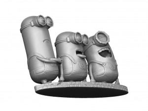 MINIONS FOR 3D PRINT STL SEPARATELY 3D Model