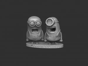 MINIONS FOR 3D PRINT STL SEPARATELY 3D Model