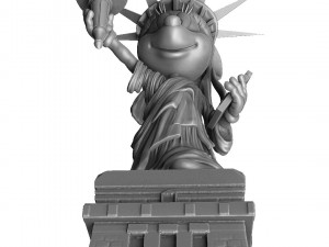MINNIE MOUSE LIBERTY FOR 3D PRINT STL 3D Модель