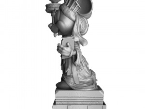 MINNIE MOUSE LIBERTY FOR 3D PRINT STL 3D Модель