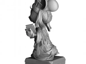 MINNIE MOUSE LIBERTY FOR 3D PRINT STL 3D Model