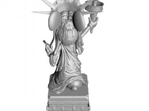 MINNIE MOUSE LIBERTY FOR 3D PRINT STL 3D Model