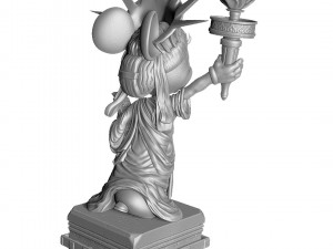 MINNIE MOUSE LIBERTY FOR 3D PRINT STL 3D Модель