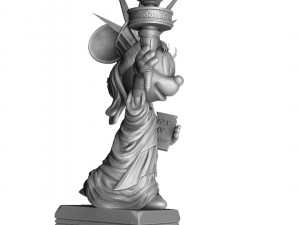 MINNIE MOUSE LIBERTY FOR 3D PRINT STL 3D Модель