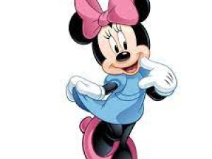 Minnie Mouse WITH FLOWER FOR 3D PRINT STL 3D Model