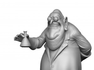 DR NEFARIO FOR 3D PRINT STL 3D Model