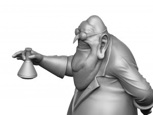 DR NEFARIO FOR 3D PRINT STL 3D Model