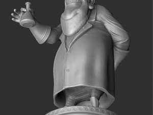 DR NEFARIO FOR 3D PRINT STL 3D Model