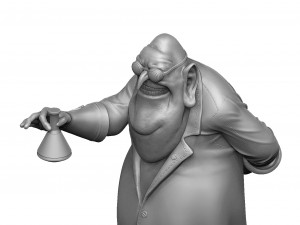 DR NEFARIO FOR 3D PRINT STL 3D Model
