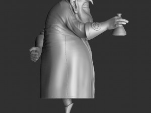 DR NEFARIO FOR 3D PRINT STL 3D Model