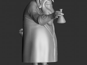 DR NEFARIO FOR 3D PRINT STL 3D Model