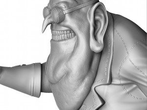 DR NEFARIO FOR 3D PRINT STL 3D Model