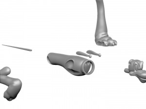 MICKEY MOUSE AND PLUTO FOR 3D PRINT STL 3D Модель