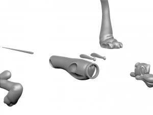 MICKEY MOUSE AND PLUTO FOR 3D PRINT STL 3D Model