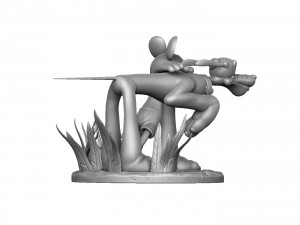 MICKEY MOUSE AND PLUTO FOR 3D PRINT STL 3D Модель
