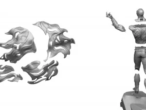 SPAWN 2 OPTIONS FOR 3D PRINT STL 3D Model