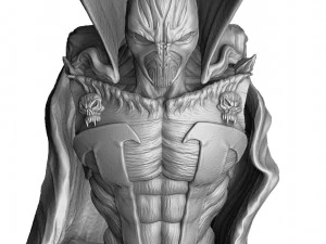 SPAWN 2 OPTIONS FOR 3D PRINT STL 3D Model