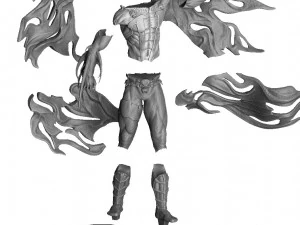 SPAWN 2 OPTIONS FOR 3D PRINT STL 3D Model