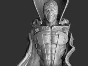 SPAWN 2 OPTIONS FOR 3D PRINT STL 3D Model