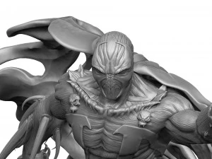 SPAWN 2 OPTIONS FOR 3D PRINT STL 3D Model
