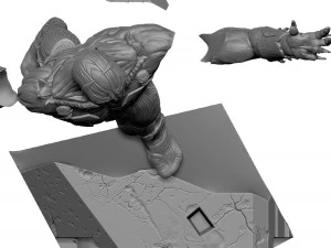 SPAWN 2 OPTIONS FOR 3D PRINT STL 3D Model