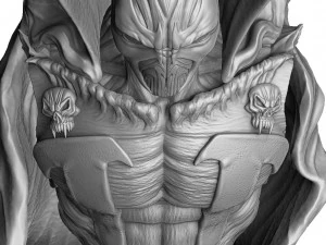 SPAWN 2 OPTIONS FOR 3D PRINT STL 3D Model