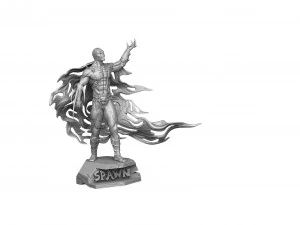 SPAWN 2 OPTIONS FOR 3D PRINT STL 3D Model