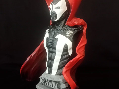 SPAWN 2 OPTIONS FOR 3D PRINT STL 3D Model
