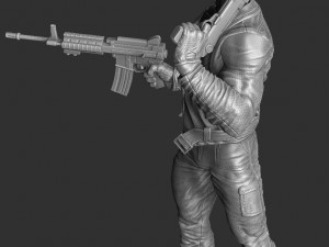 Terminator T-800 FULL HEIGHT 4 head options for 3D printing STL 3D Print Model