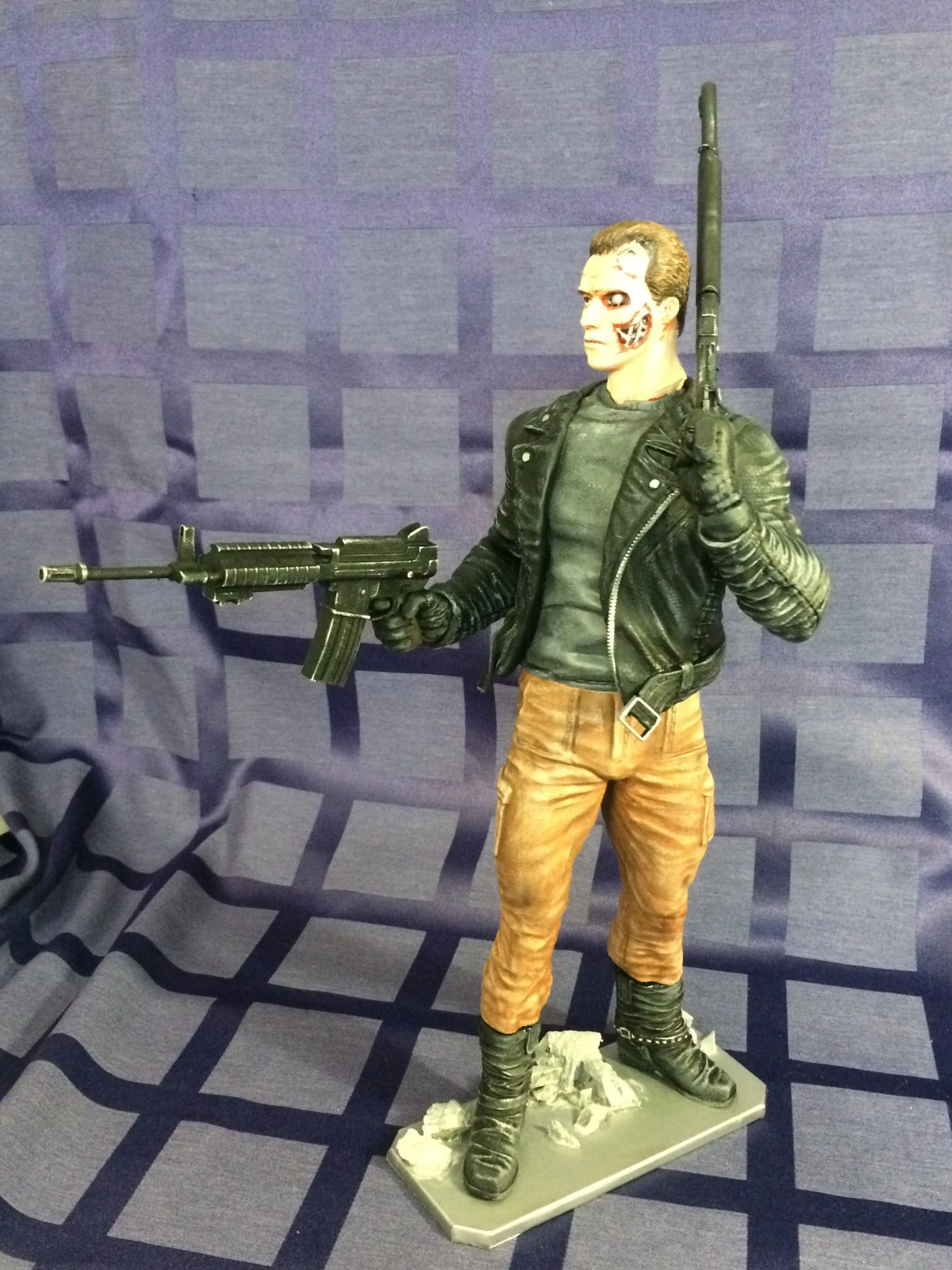 Terminator T-800 FULL HEIGHT 4 head options for 3D printing STL 3D Print Model .c4d .max .obj .3ds .fbx .stl .blend 
