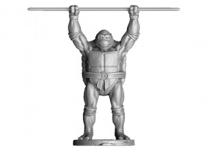 TURTLES 1987 SET FOR 3D PRINT 4 CHARACTERS 3D Model