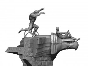 SPIDER-MAN AND VENOM DIORAMA FOR 3D PRINT STL Modèles 3D en vedette