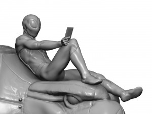 SPIDER-MAN AND VENOM DIORAMA FOR 3D PRINT STL Modèles 3D en vedette