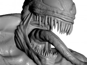 SPIDER-MAN AND VENOM DIORAMA FOR 3D PRINT STL Modèles 3D en vedette