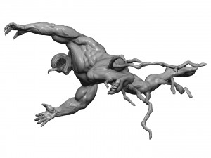 SPIDER-MAN AND VENOM DIORAMA FOR 3D PRINT STL Modèles 3D en vedette