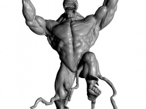 SPIDER-MAN AND VENOM DIORAMA FOR 3D PRINT STL Modèles 3D en vedette
