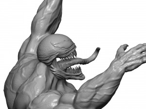 SPIDER-MAN AND VENOM DIORAMA FOR 3D PRINT STL Modèles 3D en vedette