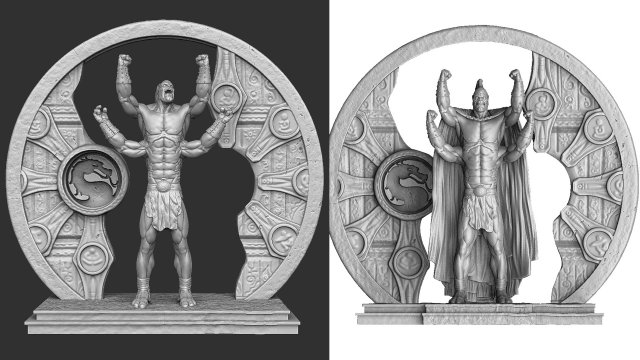 GORO 1995 ASSEMBLE FOR 3D PRINT 2 OPTIONS STL 3D Model .c4d .max .obj .3ds .fbx .stl .blend