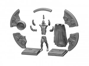 GORO 1995 ASSEMBLE FOR 3D PRINT 2 OPTIONS STL 3D Model