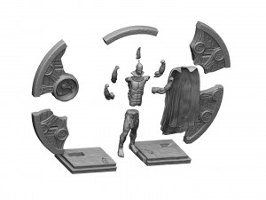 GORO 1995 ASSEMBLE FOR 3D PRINT 2 OPTIONS STL 3D Model