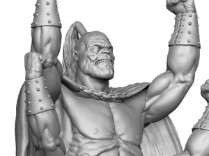 GORO 1995 ASSEMBLE FOR 3D PRINT 2 OPTIONS STL 3D Model
