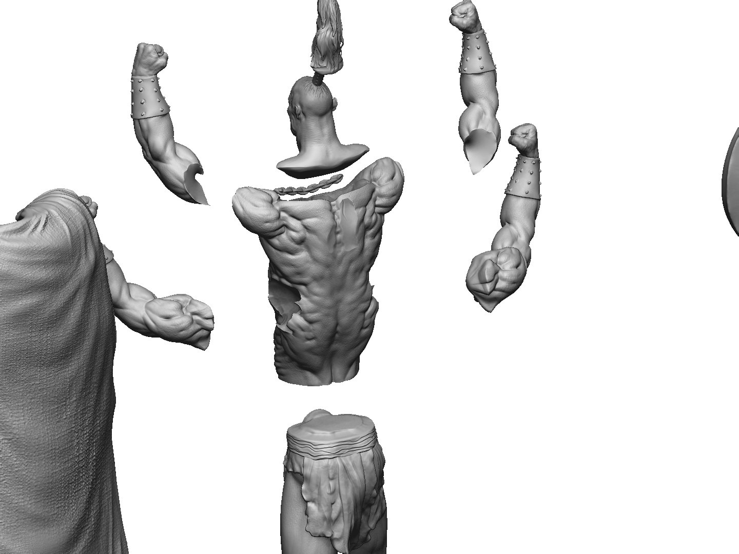 STL file Golem head Somali to Mori no Kamisama 👹・Template to download and  3D print・Cults