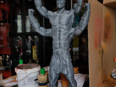 GORO 1995 ASSEMBLE FOR 3D PRINT 2 OPTIONS STL 3D Model