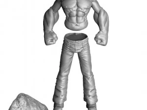 Popeye the Sailor FOR 3D PRINT STL 3D Model