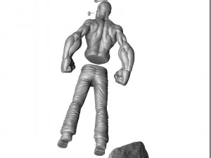 Popeye the Sailor FOR 3D PRINT STL 3D Model