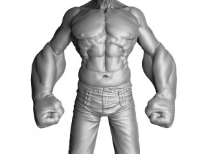 Popeye the Sailor FOR 3D PRINT STL 3D Model